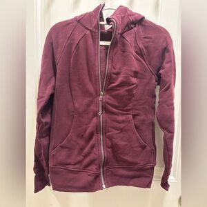 Lululemon Athletica Burgundy Hoodie